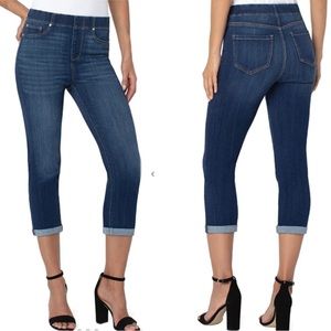 Liverpool Chloe Crop Skinny Pull On Jeans